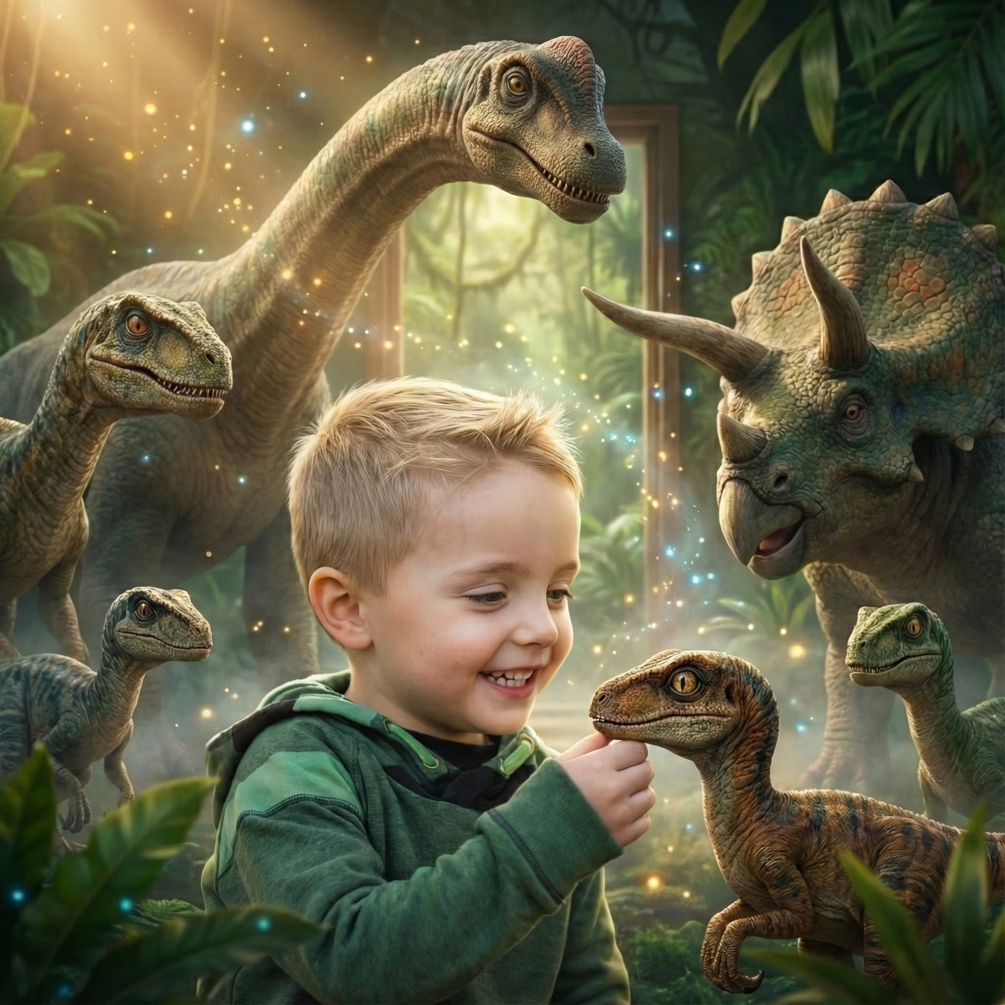 ספר דינוזאורים לילדים בהתאמה אישית ספר דינוזאורים לילדים בהתאמה אישית