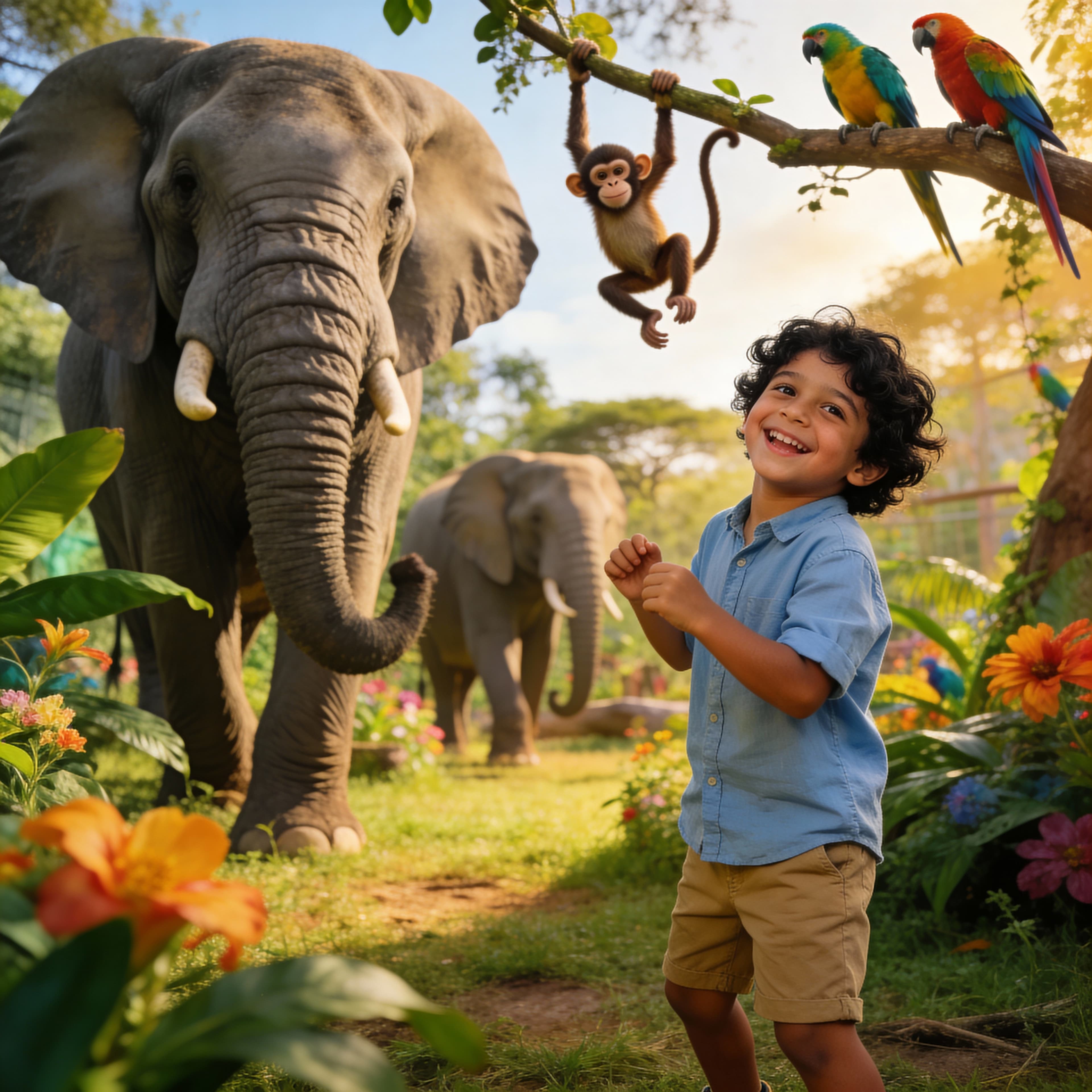 ספר חיות לילדים: ספר על חיות בהתאמה אישית ספר חיות לילדים: ספר על חיות בהתאמה אישית